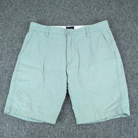 RVCA Nature X Industry Chino Shorts Mens 30 Sage Green 100% Cotton Surf Skate — photo 2